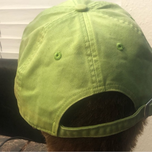 Adidas Seattle Sounders Brand MLS Baseball Hat Lime Green Adjustable Hats - Picture 6 of 11